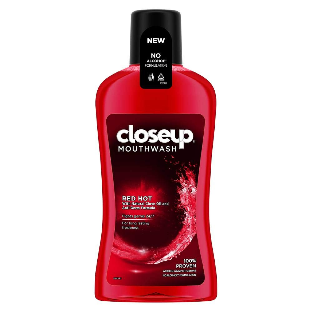 CLOSEUP MOUTHWASH RED HOT 500ML